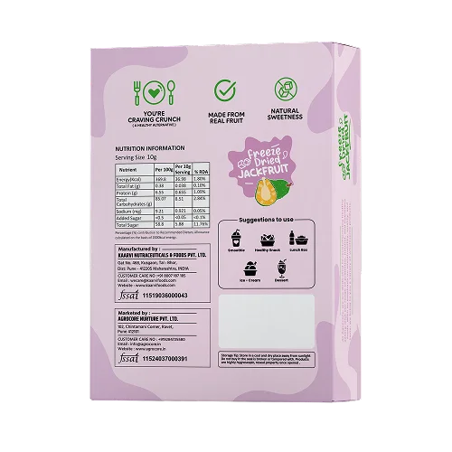 Freeze Dried Jackfruit chips