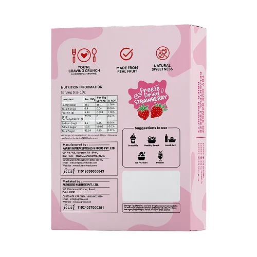 Freeze Dried Strawberry slices